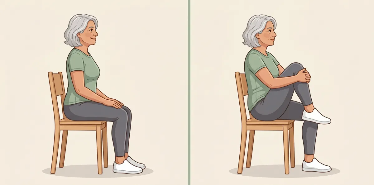 Sciatica for seniors — an example before-and-after move