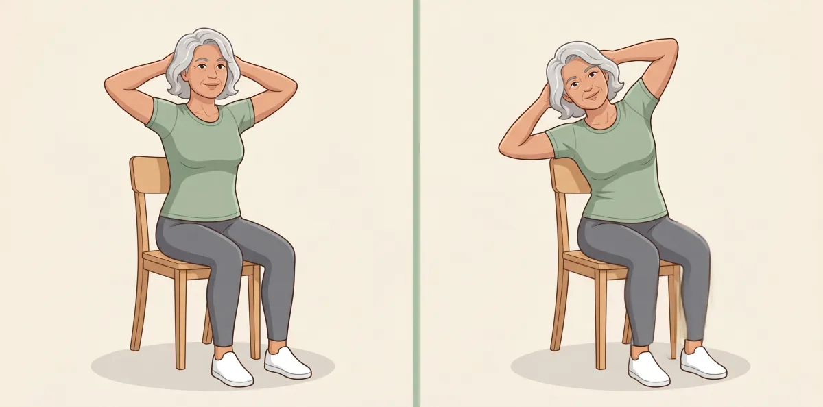 Core for seniors — an example before-and-after move